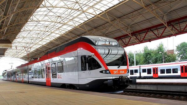 Поезд Stadler - Sputnik Беларусь
