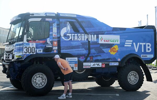 Автомобиль "Камаз", представленный на выставке достижений в Казани в преддверии саммита "Россия – АСЕАН". - Sputnik Беларусь