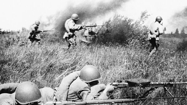 Великая Отечественная война. Атака пехоты - Sputnik Беларусь