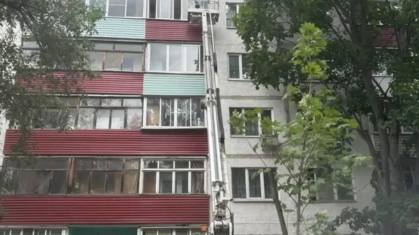 Последствия вчерашней атаки БПЛА в подмосковном Жуковском - Sputnik Беларусь