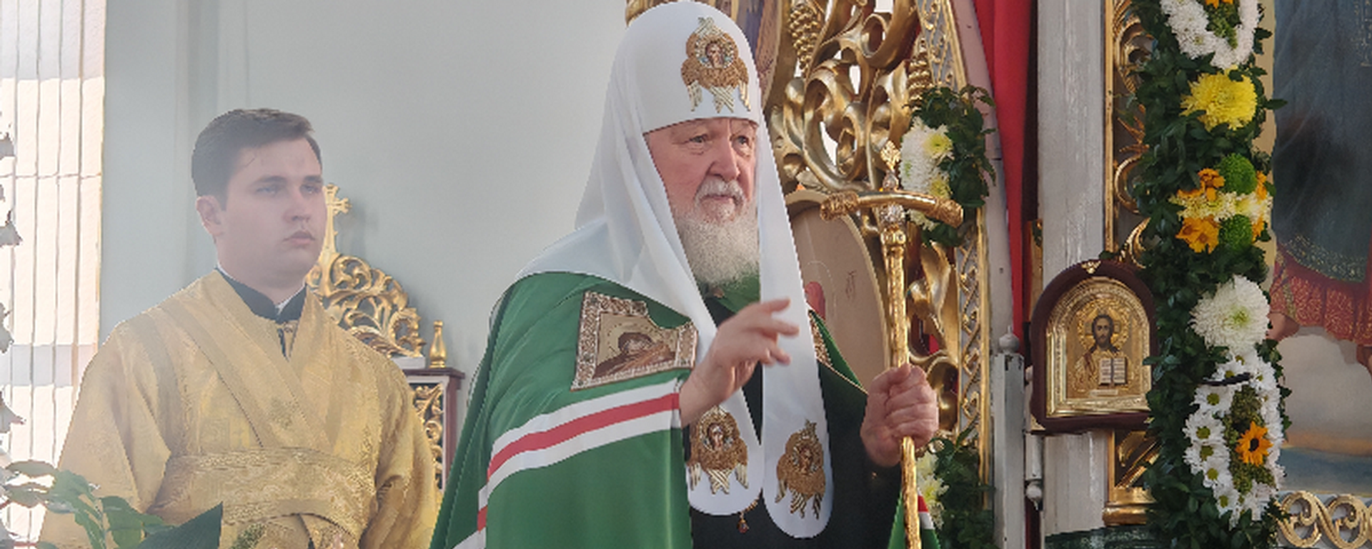 Патрыярх Маскоўскі і ўсяе Русі Кірыл узначаліў літургію ў Васкрасенскім саборы Брэста - Sputnik Беларусь, 1920, 21.06.2026