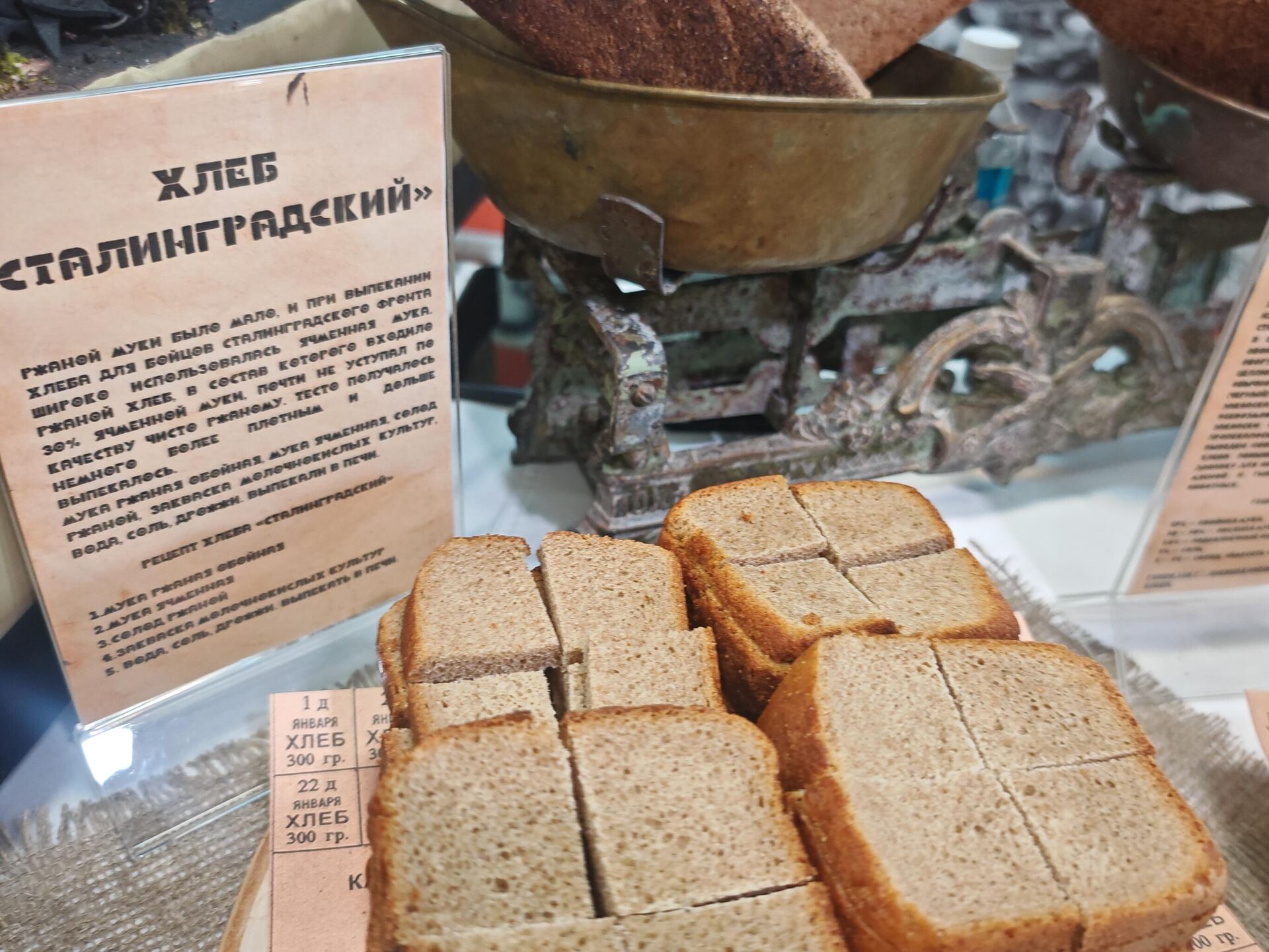 Образец Сталинградского хлеба – из ячменной муки - Sputnik Беларусь, 1920, 22.06.2026