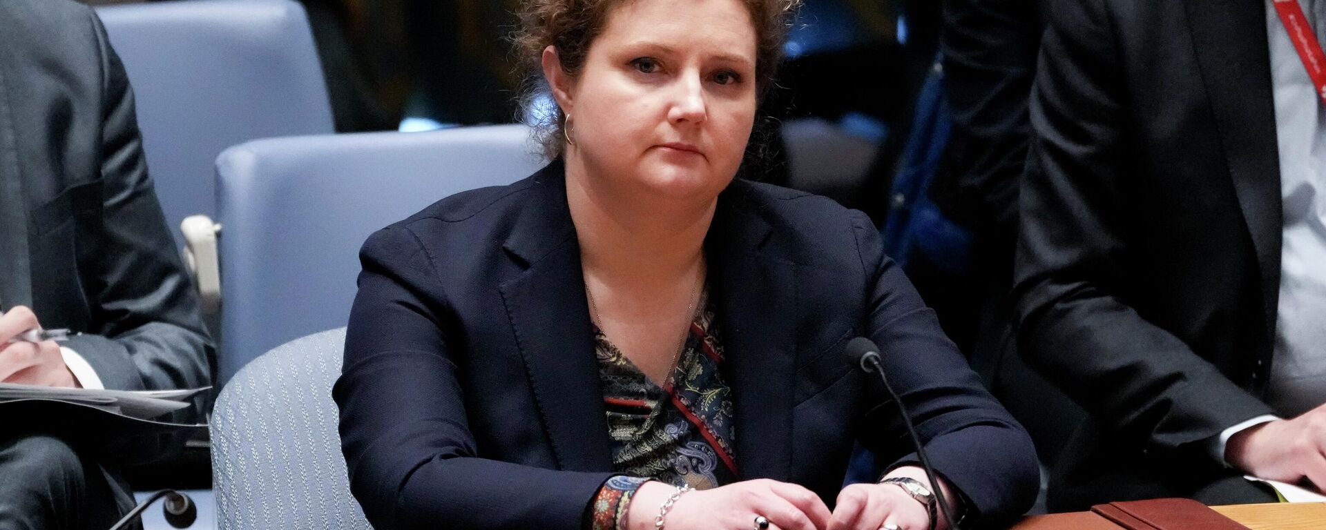 Намеснік пастаяннага прадстаўніка Расіі пры ААН Ганна Еўсцігнеева - Sputnik Беларусь, 1920, 23.06.2026
