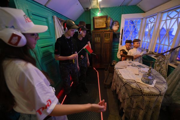 Поезд победы в Минске Поезд победы в Минске - Sputnik Беларусь