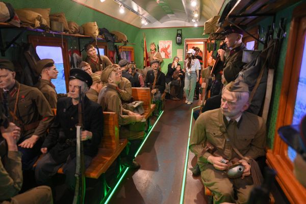 Поезд победы в Минске Поезд победы в Минске - Sputnik Беларусь