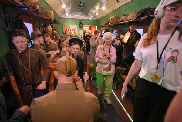 Поезд победы в Минске Поезд победы в Минске - Sputnik Беларусь