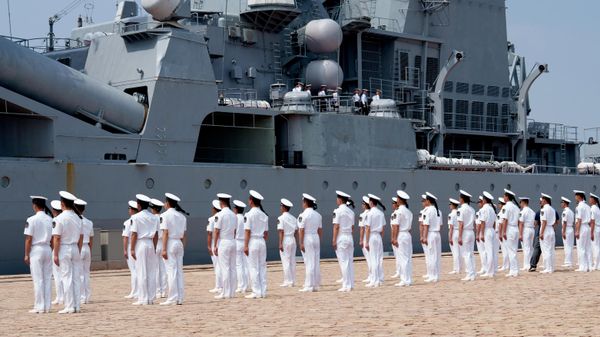 Российские корабли прибыли на военную базу в Циндао - Sputnik Беларусь