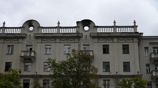 Дом на улице Ленина в Минске после пожара - Sputnik Беларусь