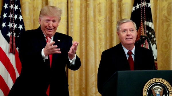 Президент США Дональд Трамп и сенатор США Линдси Грэм - Sputnik Беларусь