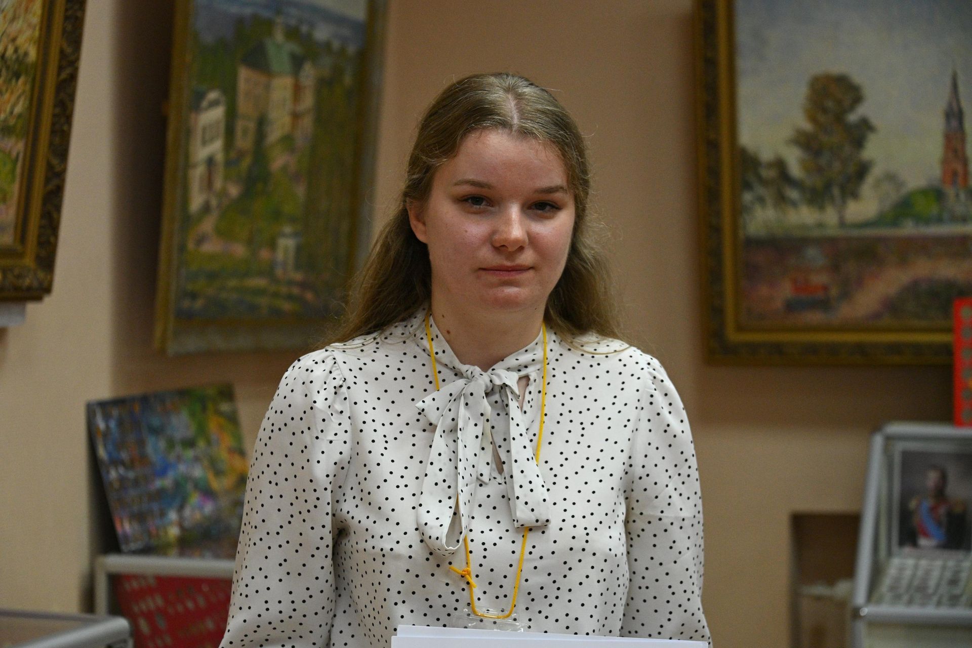 Научный сотрудник Крупской художественной галереи им. Б.В. Аракчеева Христина Жукова