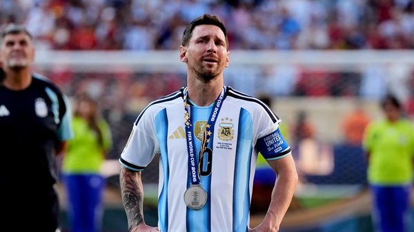 Лионель Месси после окончания финального матча чемпионата мира по футболу между сборными Испании и Аргентины - Sputnik Беларусь