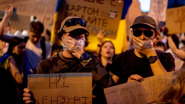 Протестующие в Киеве - Sputnik Беларусь