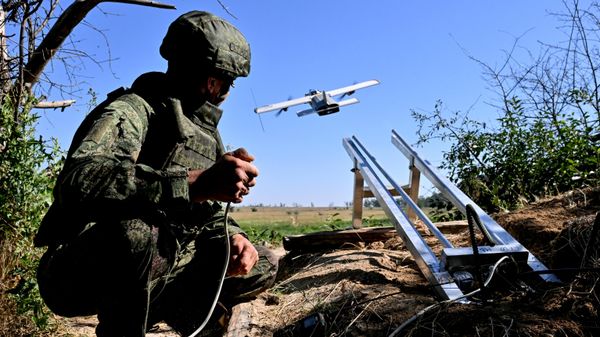 Боевая работа расчета БПЛА Молния-ПВО в зоне СВО - Sputnik Беларусь