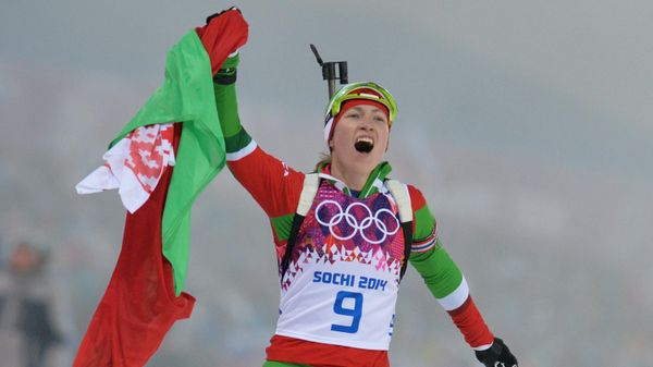 Дарья Домрачева впервые стала олимпийской чемпионкой - Sputnik Беларусь