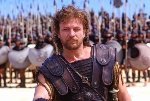 Шон Бин в роли Одиссея в фильме 2004 года Троя (Troy) режиссера Вольфганга Петерсена