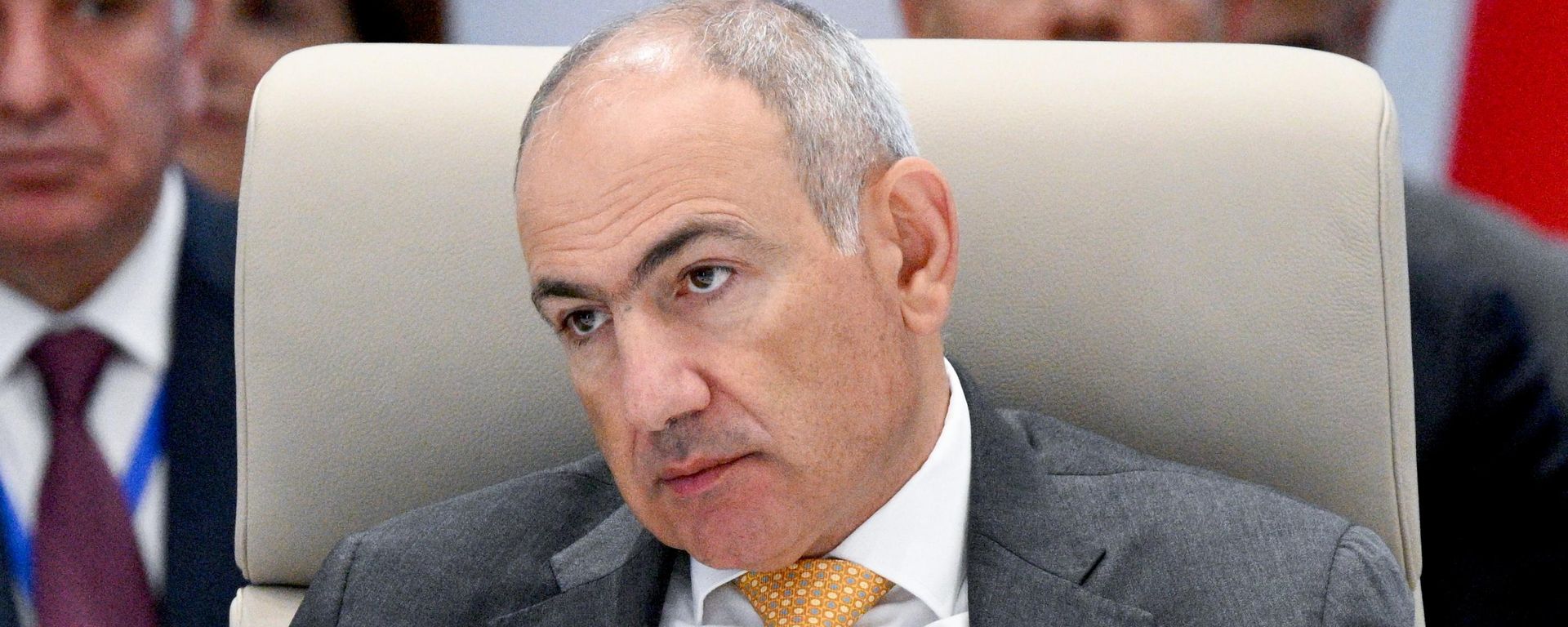 Премьер-министр Армении Никол Пашинян на заседании Евразийского межправсовета в Чолпон-Ате - Sputnik Беларусь, 1920, 07.08.2026