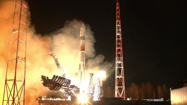 Запуск ракеты-носителя Союз-2.1б с космодрома Плесецк, архивное фото - Sputnik Беларусь