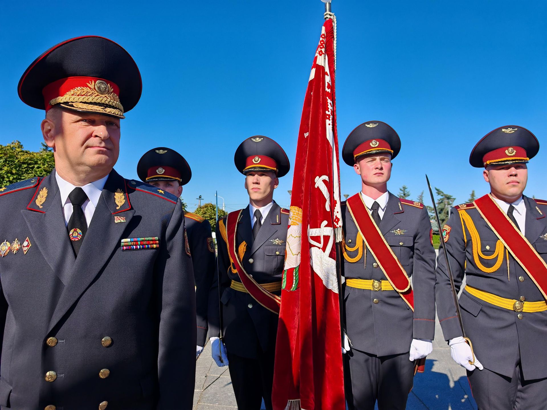  Присяга курсантами милицейских учебных заведений прошла на площади Государственного флага - Sputnik Беларусь, 1920, 28.08.2026