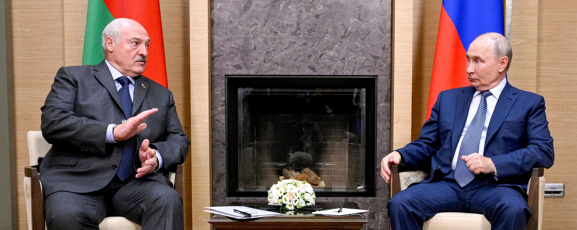 Сустрэча прэзідэнта РФ Уладзіміра Пуціна і прэзідэнта Беларусі Аляксандра Лукашэнкі - Sputnik Беларусь, 1920, 29.08.2026