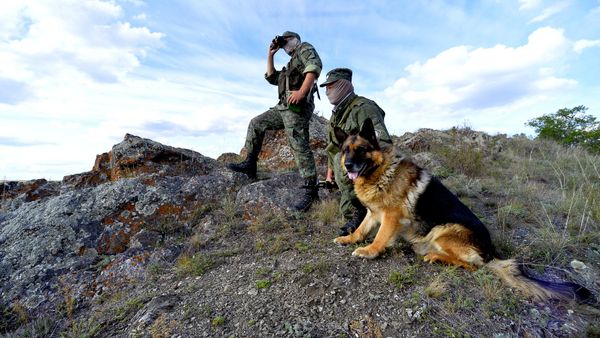 Военнослужащие пограничной службы РФ - Sputnik Беларусь