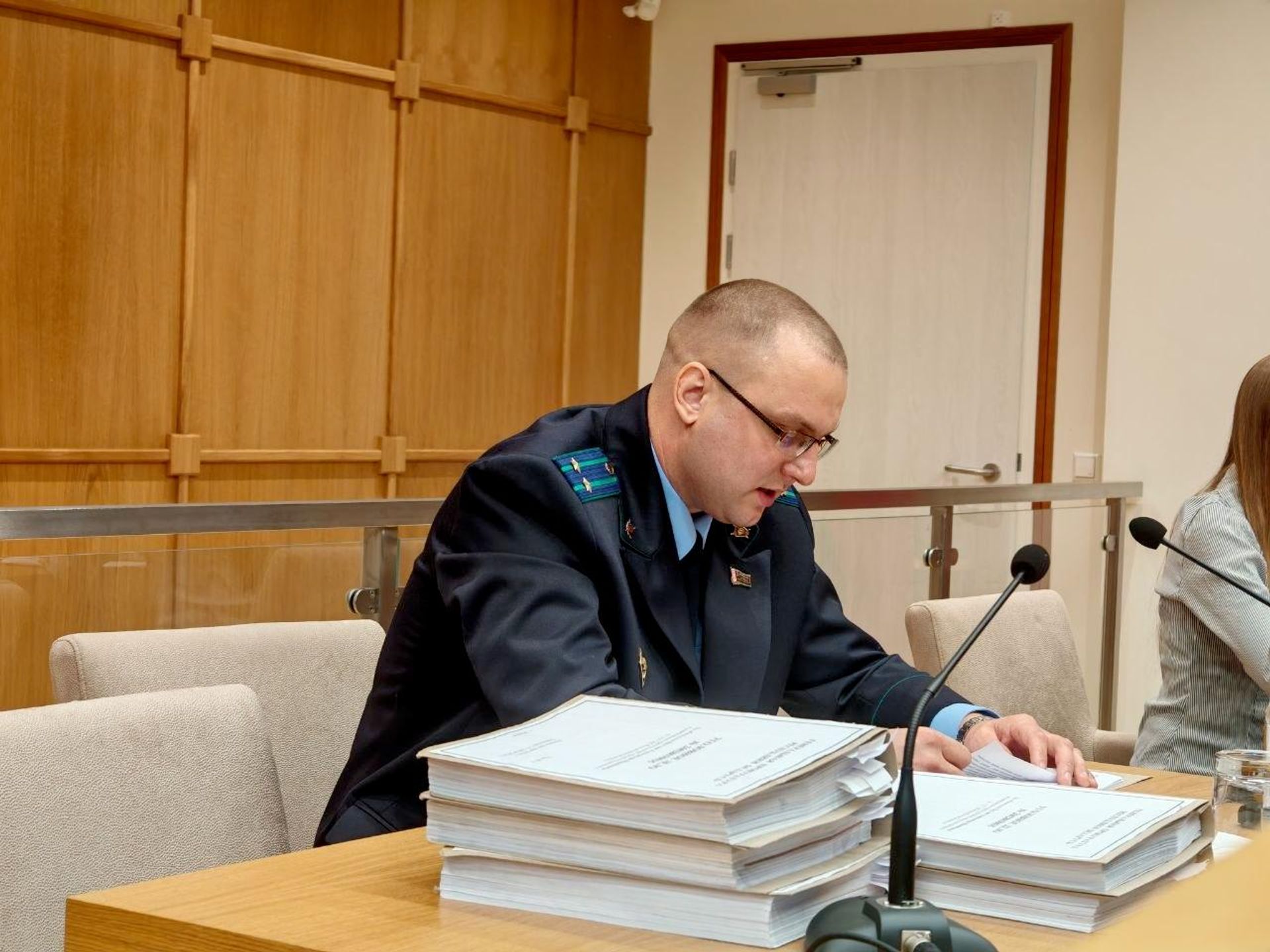 Старший прокурор управления Генпрокуратуры Беларуси, государственный обвинитель Дмитрий Марусов. - Sputnik Беларусь, 1920, 07.09.2026