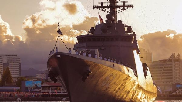 Церемония ввода в эксплуатацию эсминца Кан Кон  - Sputnik Беларусь