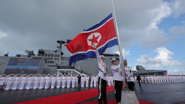 Церемония ввода в эксплуатацию эсминца Кан Кон  - Sputnik Беларусь