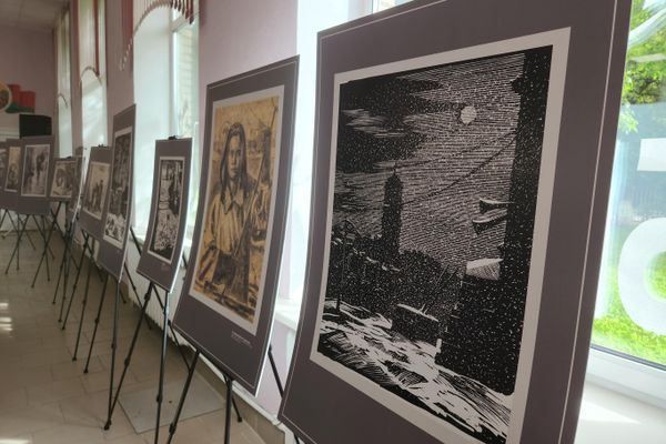 Выставки, посвященные блокадному Ленинграду в СШ №28 г. Витебска Выставки, посвященные блокадному Ленинграду в СШ №28 г. Витебска - Sputnik Беларусь