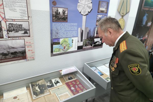 Выставки, посвященные блокадному Ленинграду в СШ №28 г. Витебска Выставки, посвященные блокадному Ленинграду в СШ №28 г. Витебска - Sputnik Беларусь