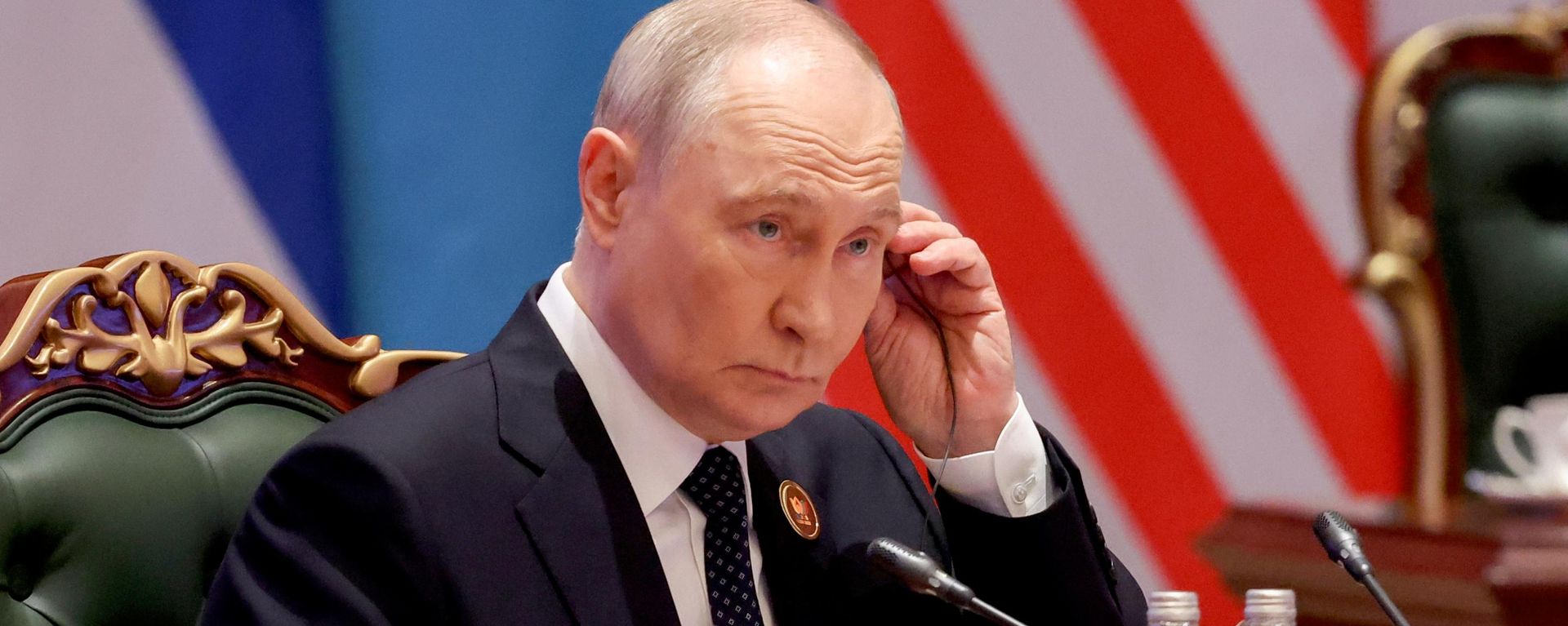 Прэзідэнт РФ Уладзімір Пуцін на пасяджэнні XVIII саміту БРІКС у Нью-Дэлі - Sputnik Беларусь, 1920, 12.09.2026
