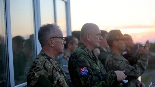 Ваенныя дыпламаты назіралі за ходам камандна-штабнога вучэння ў Беларусі - Sputnik Беларусь