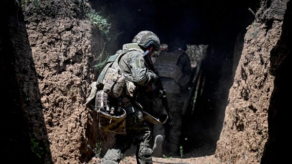 Боевое слаживание штурмовых подразделений в зоне СВО, архивное фото - Sputnik Беларусь