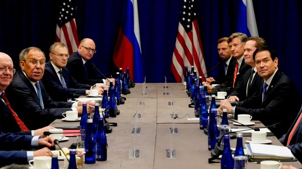Делегации РФ и США на переговорах в Нью-Йорке - Sputnik Беларусь