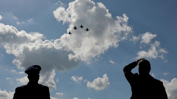Пролет самолетов ВВС США - Sputnik Беларусь
