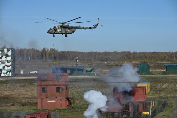 Учения миротворцев стран ОДКБ на полигоне Лосвидо - Sputnik Беларусь