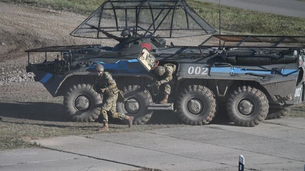Міратворцы краін АДКБ на вучэннях у Беларусі – фота - Sputnik Беларусь