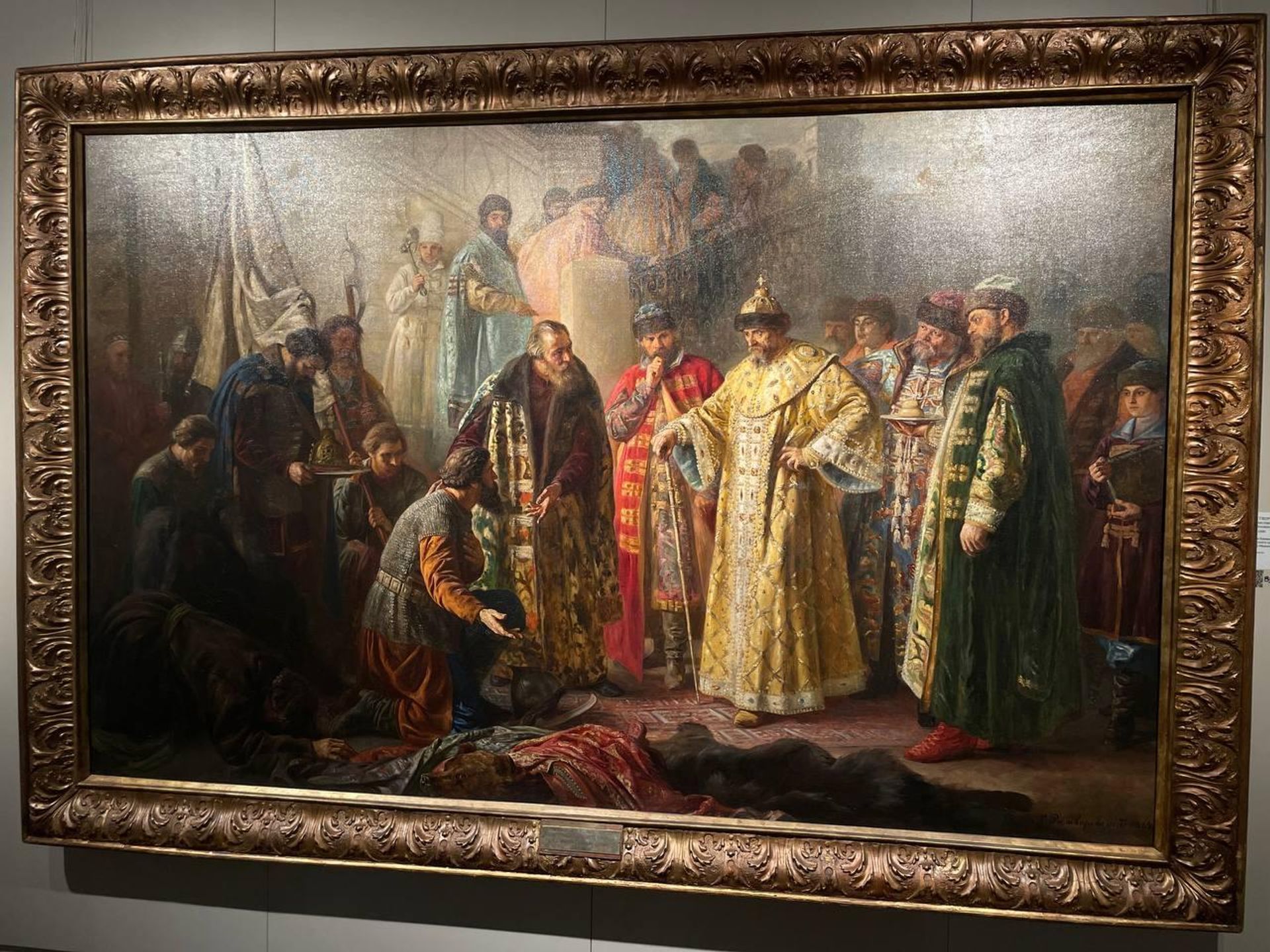 Станислав Ростворовский, Послы Ермака у Красного крыльца перед Иваном Грозным, 1884-й - Sputnik Беларусь, 1920, 19.10.2026