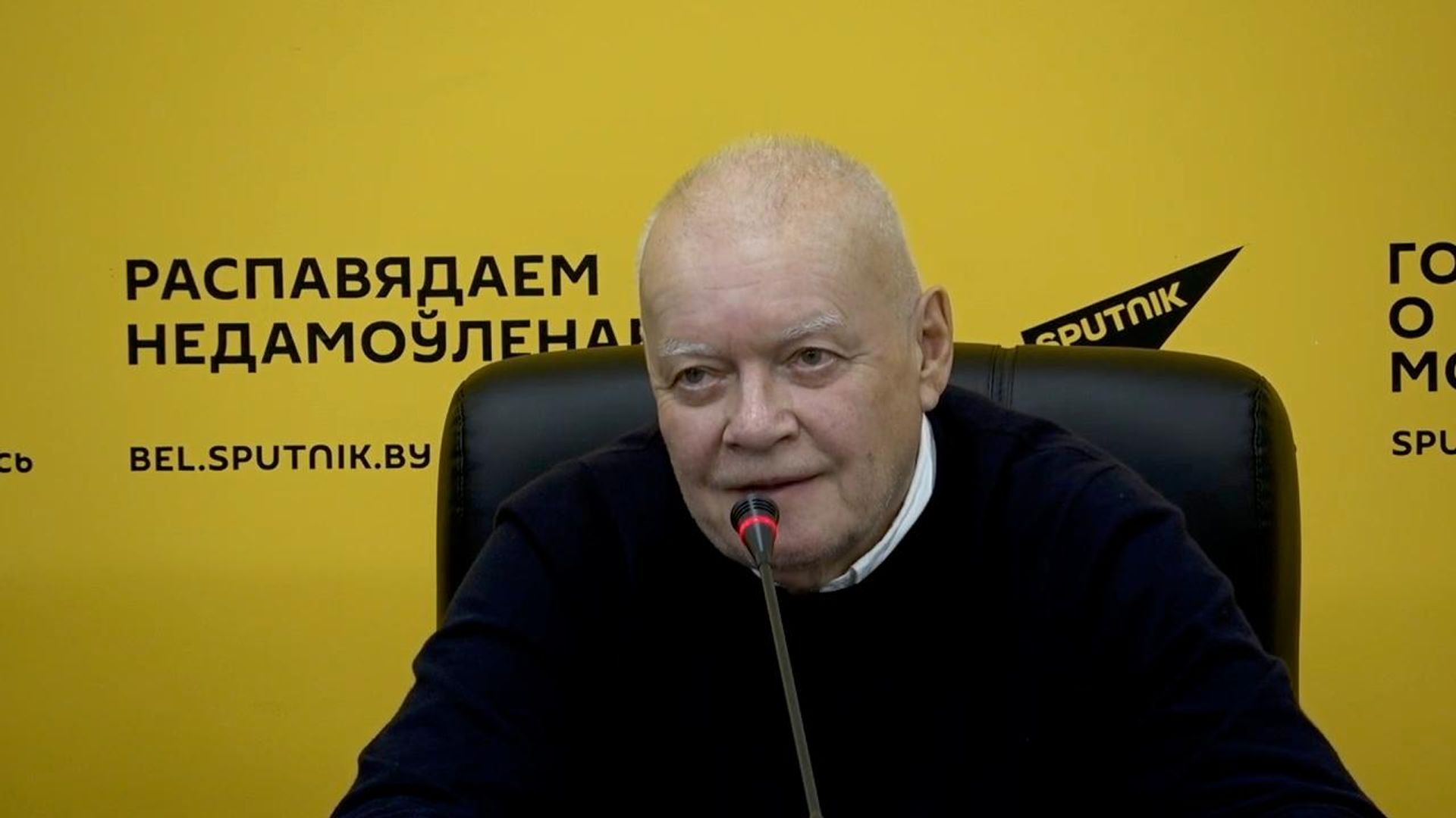 Генеральный директор международной медиагруппы Россия сегодня Дмитрий Киселев Генеральный директор международной медиагруппы Россия сегодня Дмитрий Киселев - Sputnik Беларусь, 1920, 19.10.2026
