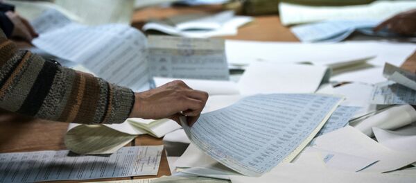 Подсчет голосов по результатам выборов - Sputnik Беларусь