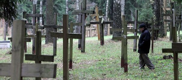 Куропаты, место захоронения жертв политических репрессий 30-50-х годов ХХ века, архивное фото - Sputnik Беларусь
