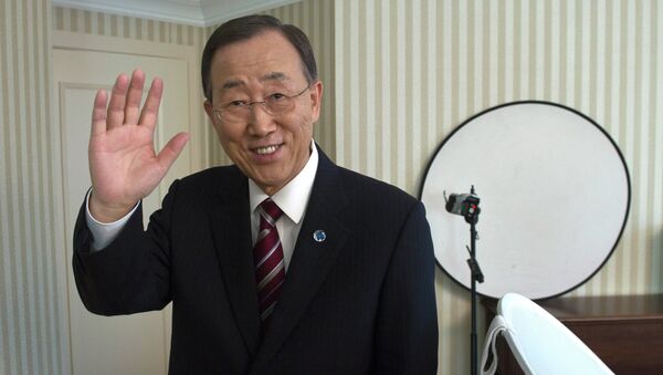 Генеральный секретарь ООН Пан Ги Мун, архивное фото - Sputnik Беларусь