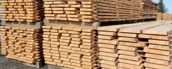 Склад пиломатериалов на лесопромышленном предприятии - Sputnik Беларусь