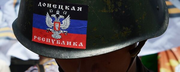 Митинг в поддержку Донецкой Народной Республики (ДНР) на площади Ленина в Донецке - Sputnik Беларусь