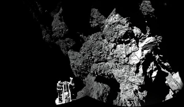 Модуль Фила на поверхности кометы Чурюмова-Герасименко - Sputnik Беларусь