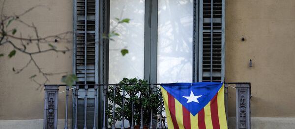 Митинг в поддержку независимости Каталонии в Барселоне Митинг в поддержку независимости Каталонии в Барселоне - Sputnik Беларусь