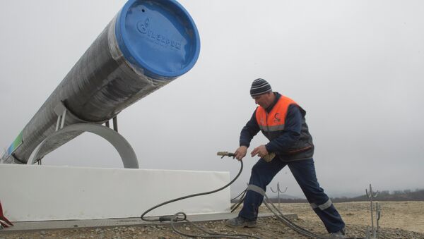Начало строительства газопровода Южный поток, архивное фото - Sputnik Беларусь