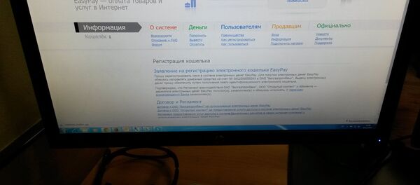 Страничка регистрации электронного кошелька - Sputnik Беларусь