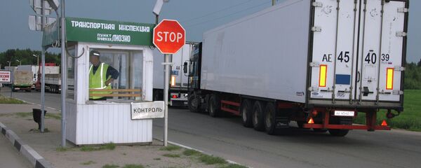 Таможенно-пропускной пункт Красное на границе Беларуси и России - Sputnik Беларусь