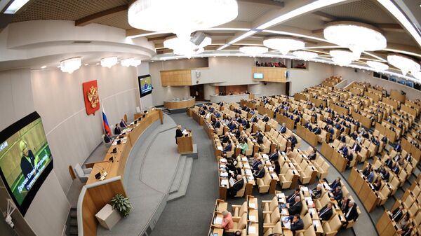 Пленарное заседание Госдумы РФ, архивное фото - Sputnik Беларусь