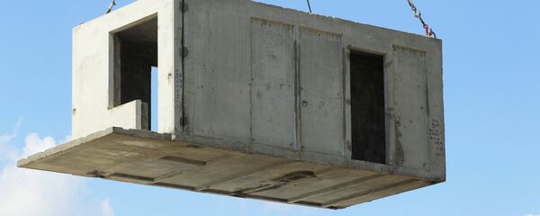 Будаўніцтва жылля, архіўнае фота Будаўніцтва жылля, архіўнае фота - Sputnik Беларусь